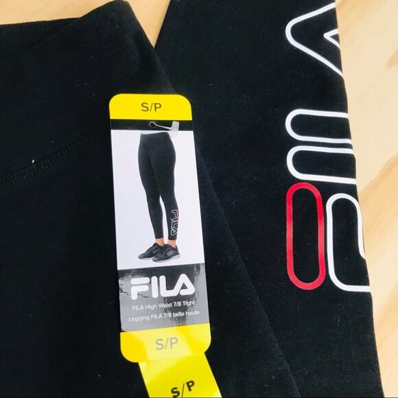 Fila Black and Red cotton tight leggings women in various Sizes - Picture 9 of 9